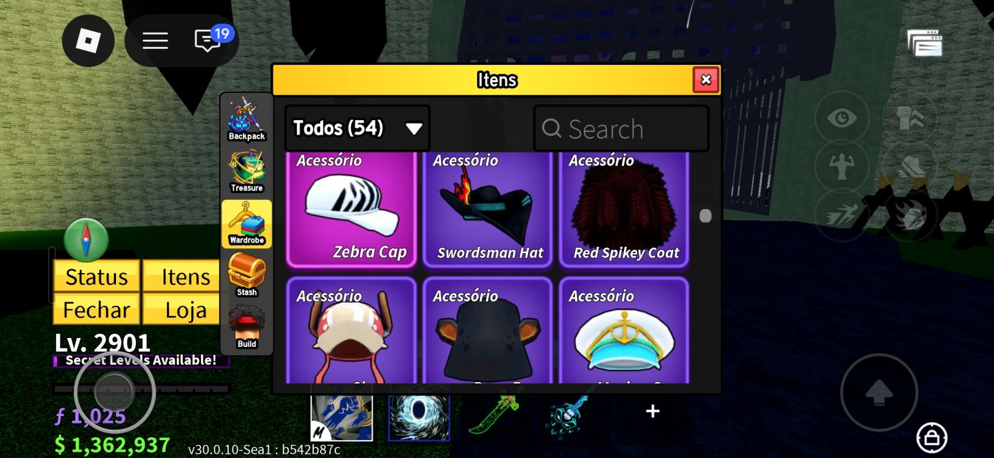 Conta de blox fruits a venda ou em brawl stars 100k+