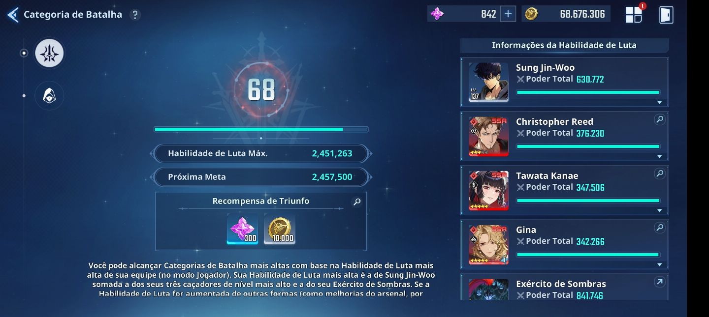 Solo Leveling Alto Nível 150. Seja o Overpower que deseja ser!