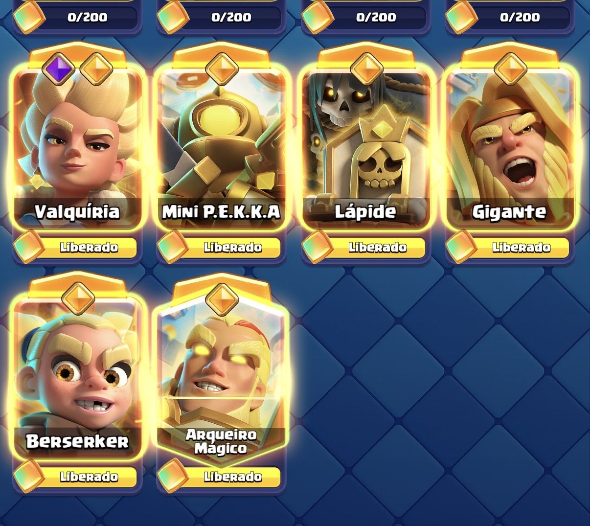 Conta Clash Royale 10 anos UPADA