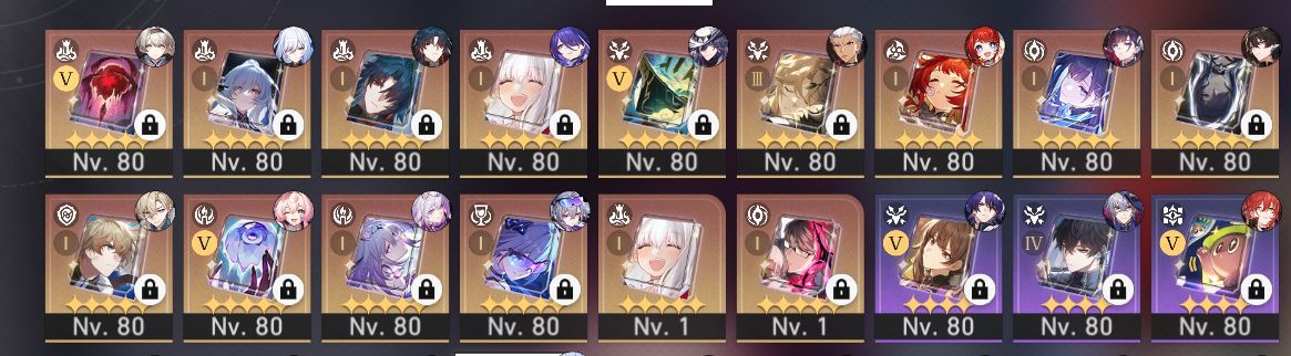 Conta AR70 end game star rail + conta AR60 genshin LATE GAME