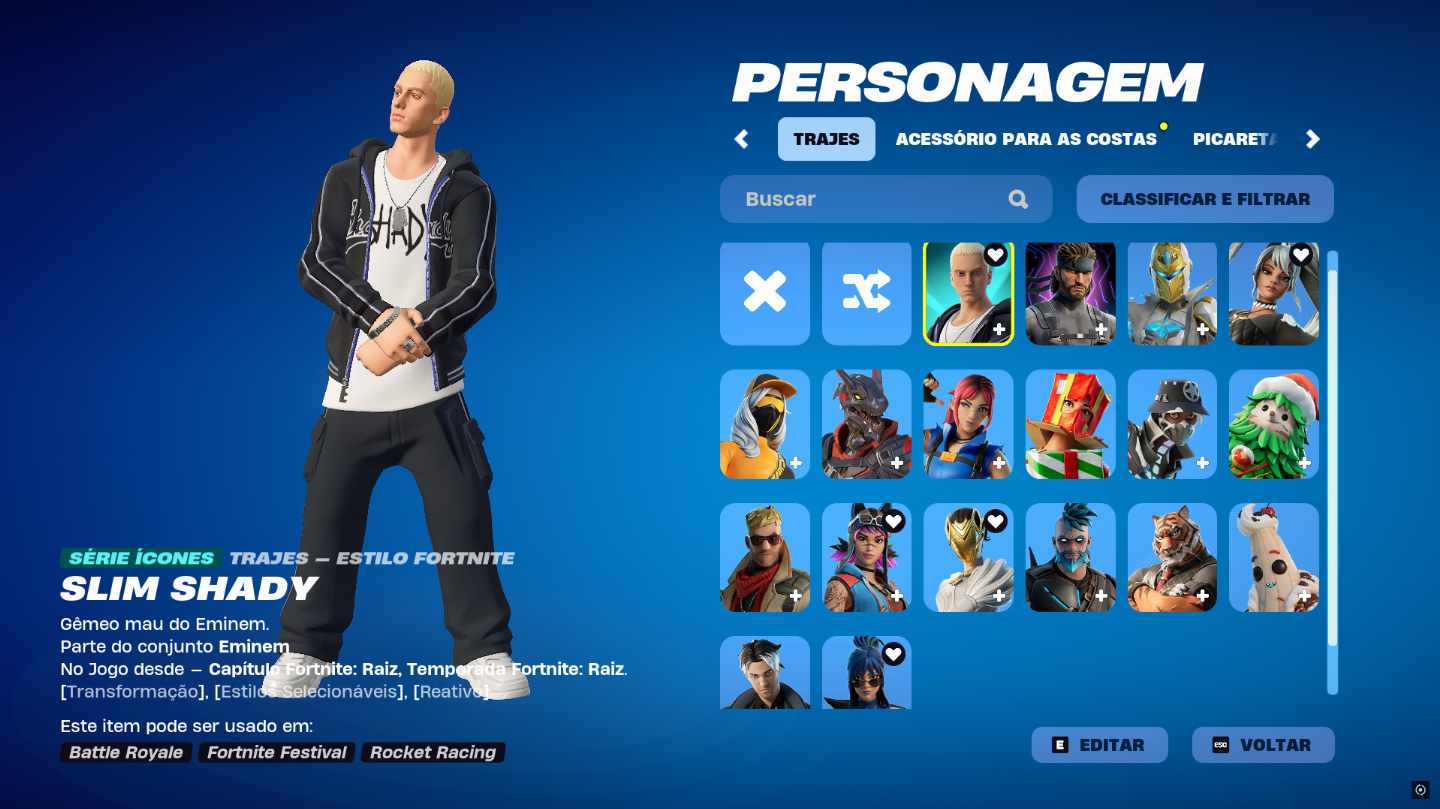 CONTA FORTNITE + ROCKET LEAGUE