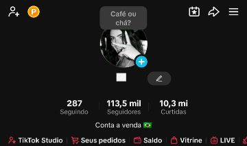 Conta TikTok Monetizada 110k+ seguidores, lives ativas,(nicho fácil de produzir)