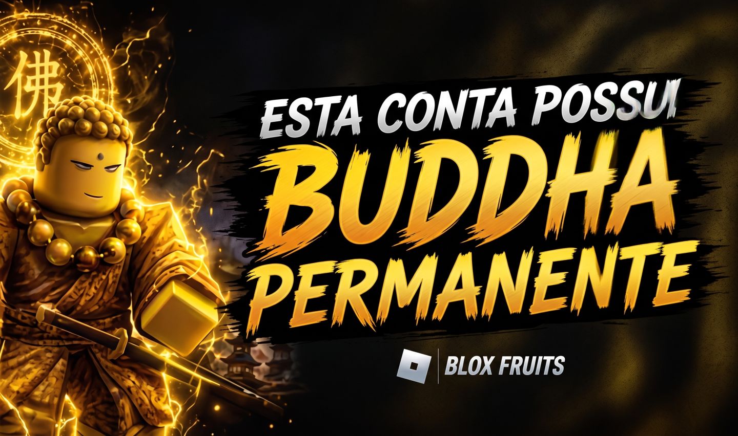 Conta Blox Fruits - Buddha e Rocket PERMANENTE+ Skins de Robux