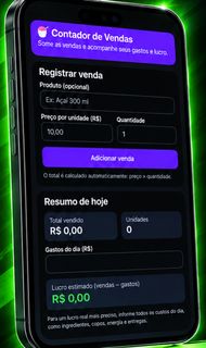 CONTADOR DE VENDAS CALCULE SEU LUCRO!