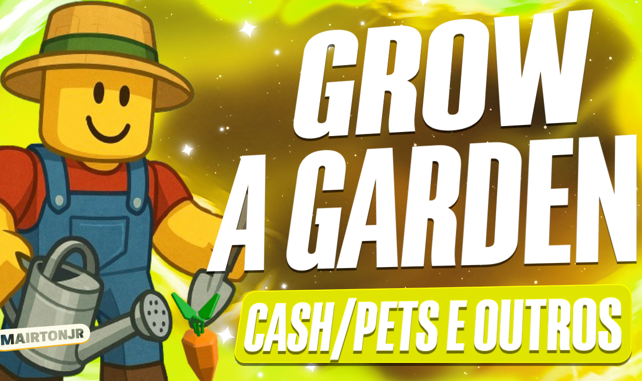 [PROMOÇÃO] GROW A GARDEN | TOKENS, PETS E FRUTAS [ROBLOX]