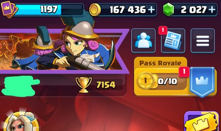 Conta de Brawl Stars + Clash royale com 5+ anos