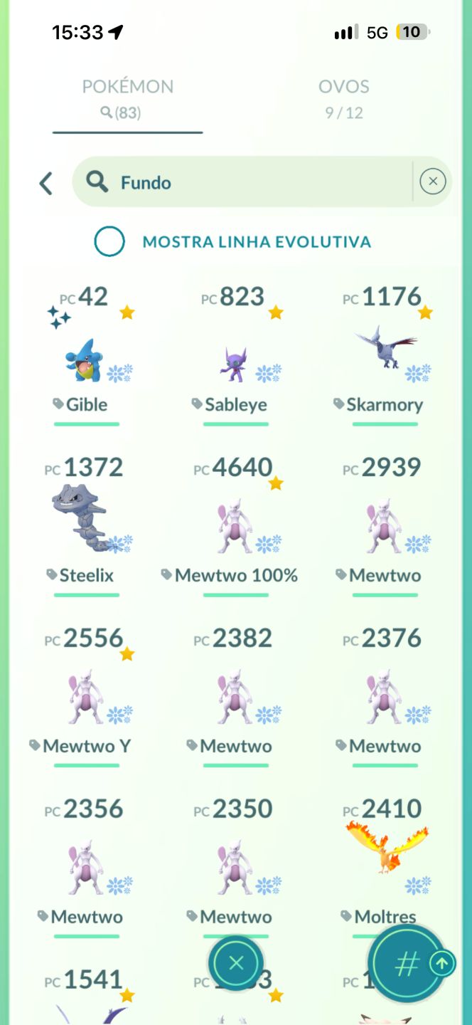 Conta Endgame Pokemon go LvL73 220milhoes de Xp
