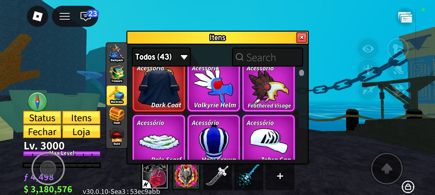 CONTA DE ROBLOX FOCADA EM VÁRIOS PRINCIPAL BLOX FRUITS!