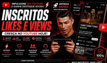INSCRITOS YOUTUBE SHORTS - CURTIDAS E VIEWS - MENOR PREÇO DO SITE YTB