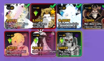 CONTA ANIME VANGUARDS 7 MONARCHS + 1,5K+ TRAITS