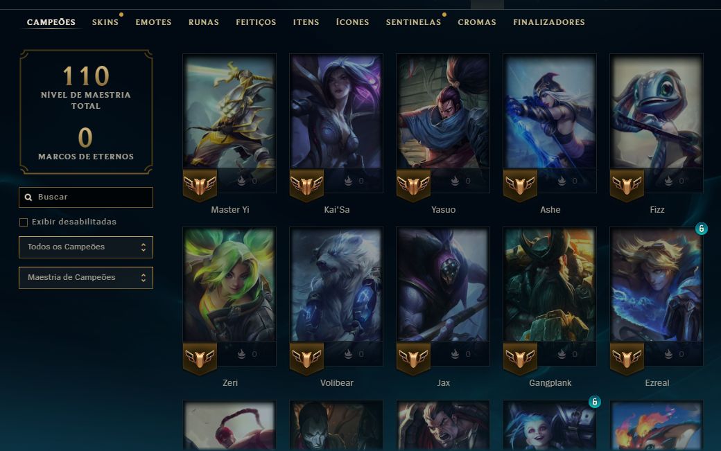 [Entrega Automática] Conta Lol Ouro, 46 Skins, 12K Ea, Honra 4, Upada na Mão
