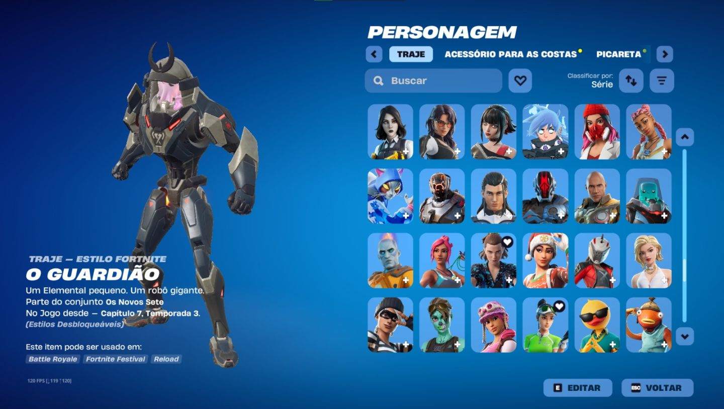 Conta de fortnite old