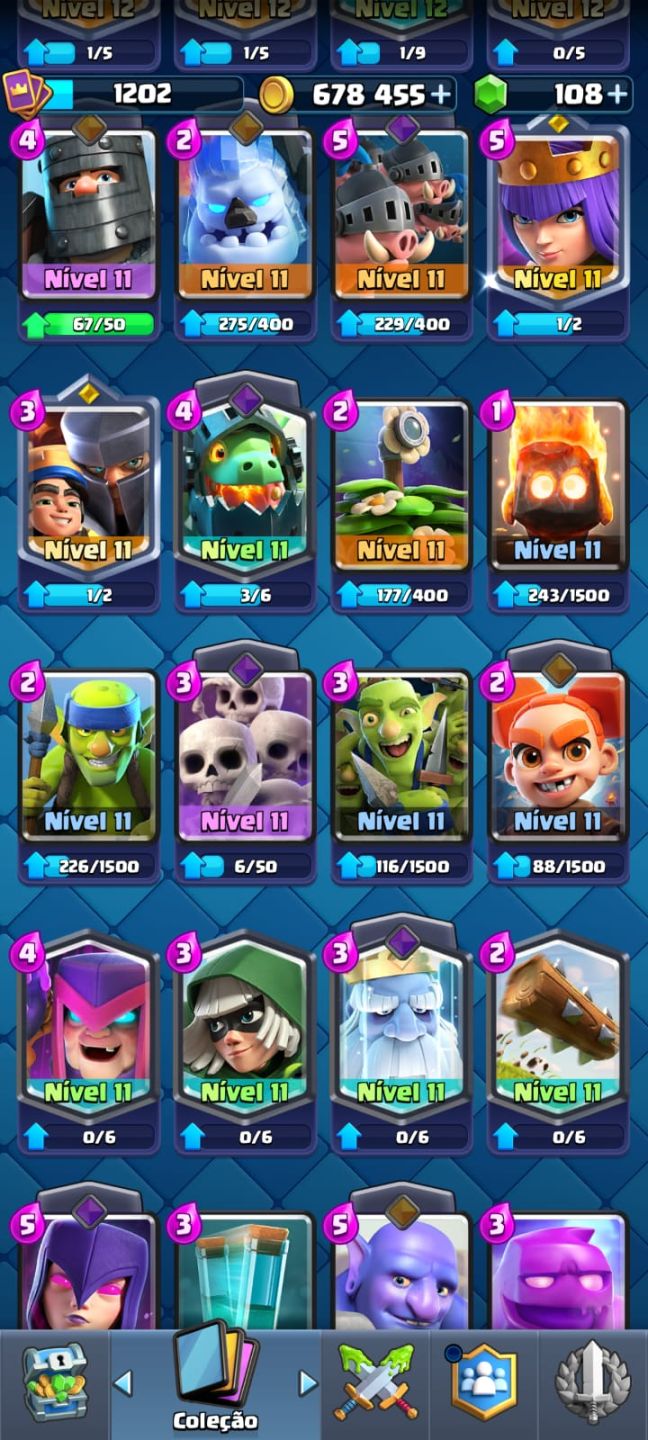 CONTA CLASH ROYALE À VENDA (8.170 TROFÉUS)!