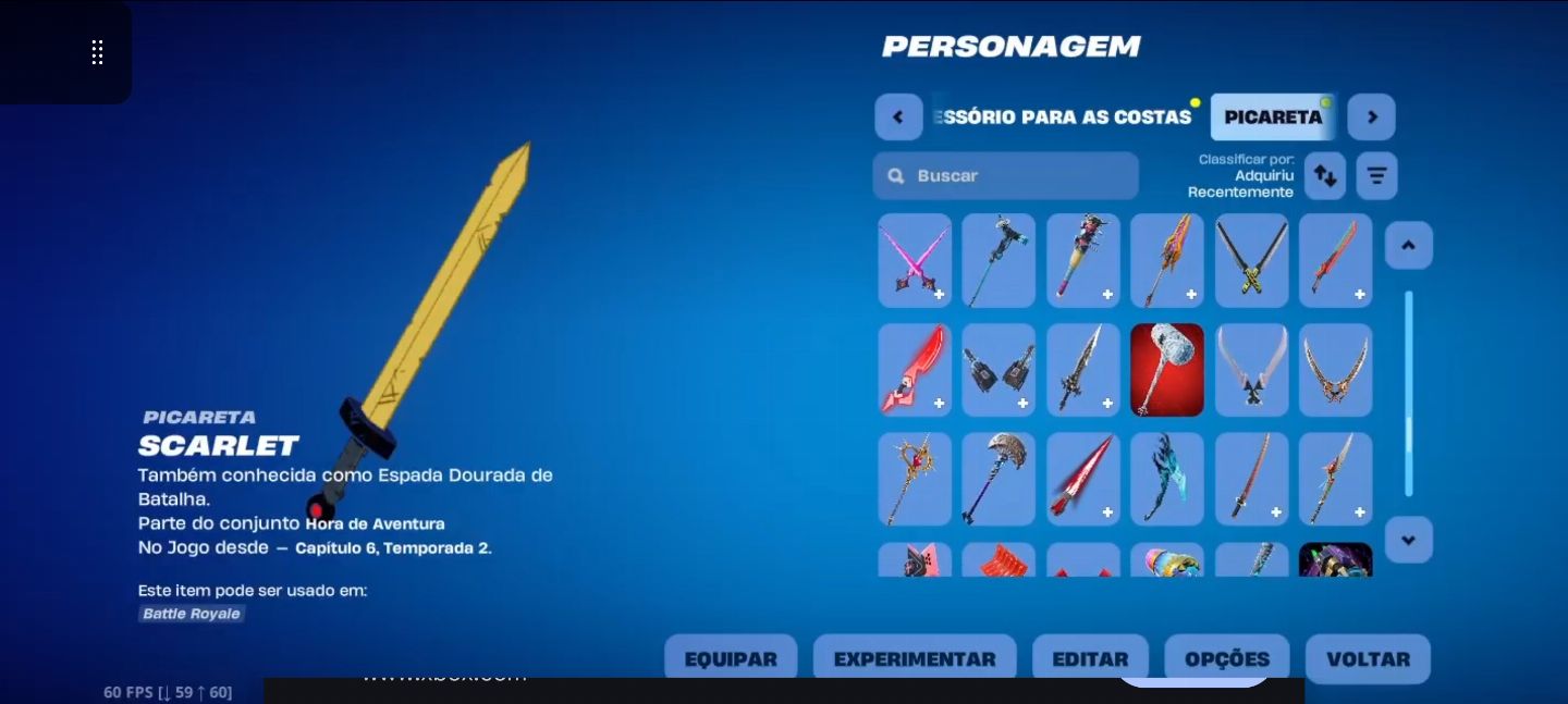 Conta fortnite skin rara