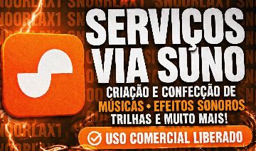 PRODUÇÃO DE ÁUDIO VIA SUNO / USO COMERCIAL LIBERADO