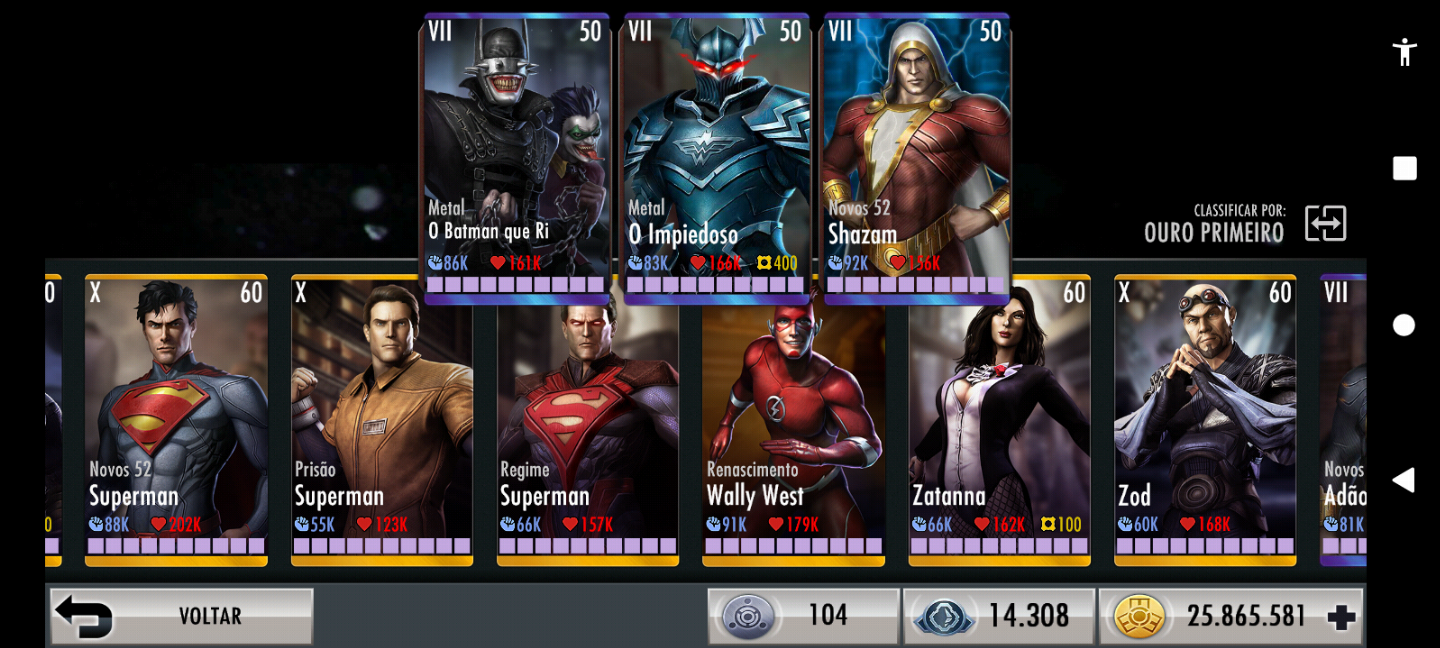 Conta Injustice gods vip - Full acesso ( MEGA PROMOÇÃO ) :-$