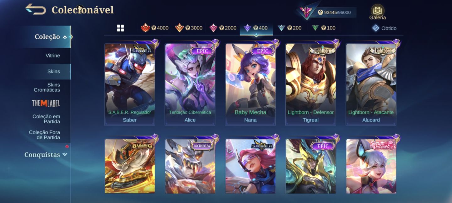 PREMIUM | 330 SKINS | CHOU IORI KOF | BEATRIX PRIME | YSS COLLECTOR | 3 LUCKYBOX