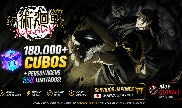 Contas Jujutsu Kaisen Phantom Parade JP 180k Cubos SSR