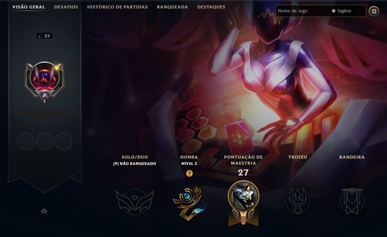 CONTA LEVEL 22 | 12 CAMPEÕES | 3 SKINS + DJ SONA ULTIMATE