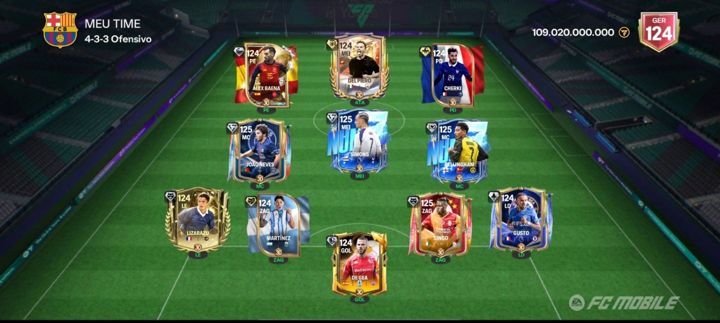 Conta ea fc mobile no precinho