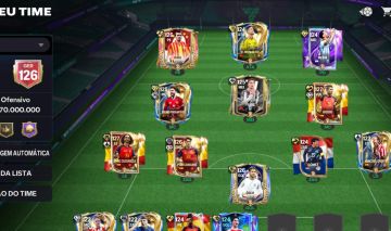 FC Mobile OVR 126+ | Badge TWG Máx | 120k fragmentos | CR7/Messi | 35k Rank Ups