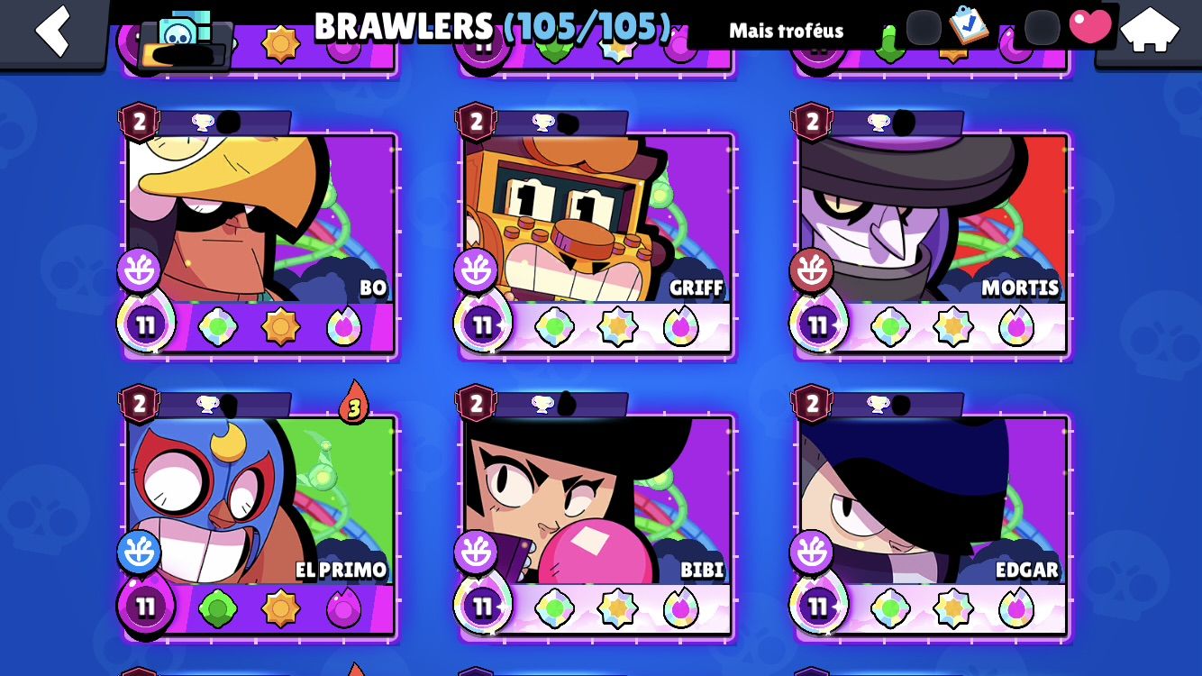 Conta Brawl Stars Gemada 84K + CV 14 CLASH OF CLANS