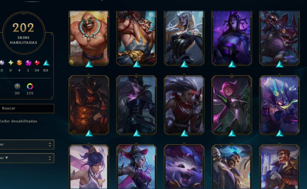 Conta riot de lol(várias skins, todos os campeões) e valorant com conjunto