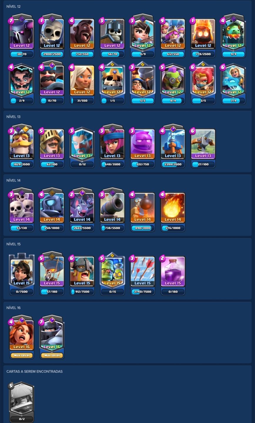 CONTA BRAWL STARS DE COLECIONADOR + CONTA CLASH ROYALE MUITO RARA