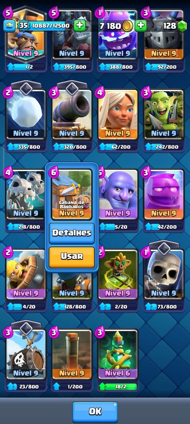 Conta | Clash Royale - 7 Anos Ativa e 7.5k de Troféus//Detalhes na Descrição
