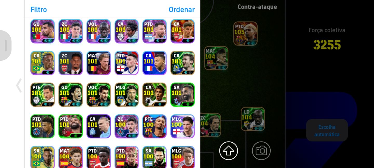 CONTA EFOOTBALL RARA NEYMAR/RONALDINHO/LAMINE YAMAL/KVARA E ETC