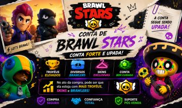 Brawl Stars | 147 Skins 20 Hipercargas | 64 Brawlers | Full Acesso + Gmail