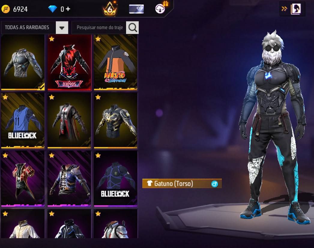 CONTA FF GEMADA COM ANIMAÇÃO DE KIT, ANGELICAL, SOMBRA ROXA, EVO, +500 PEITAS