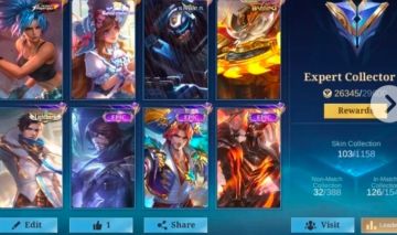 Conta mobile legends com KOF Karina