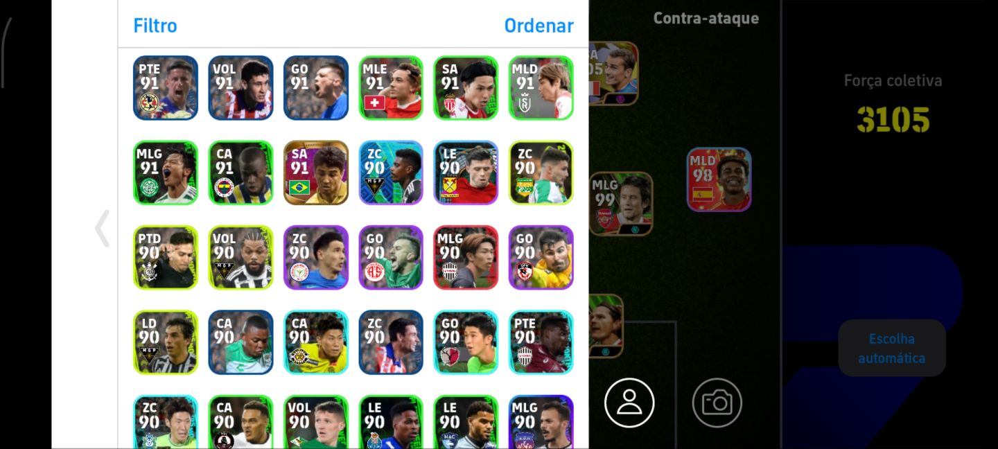 Conta Efootball Mobile 26 | Força 3105 | Epicos, Showtimes e Bigtime