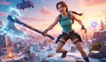 CONTA FORTNITE COM LARACROFT E MACHADO LEVIATÃ +230 SKINS