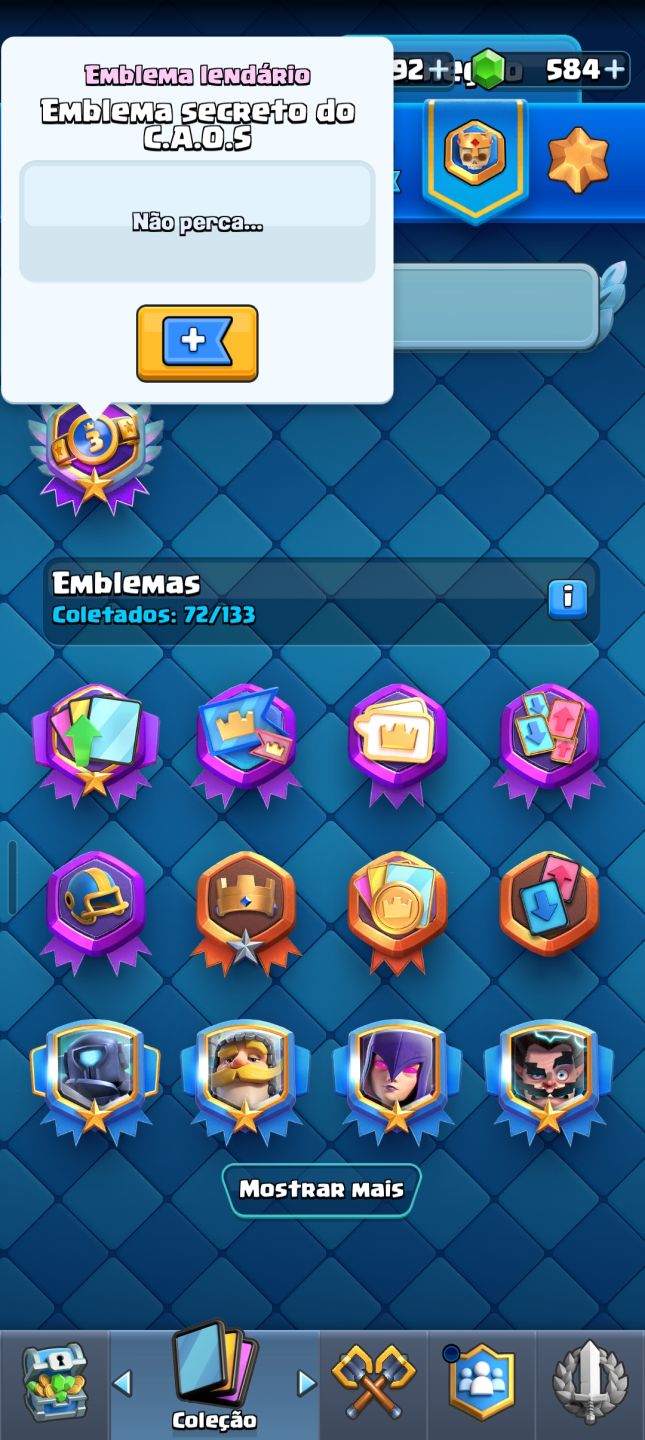 Conta Clash Royale 9K Troféus