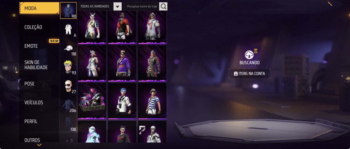 Conta de free fire 2022 31 mil dimas gasto prime 5 e com bastante coisas!!