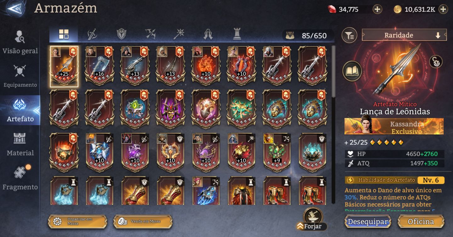 Conta Watcher Of Realms - Global
