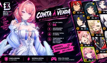 Conta ZZZ Remielle , Astra yao e Jane+bis+skin