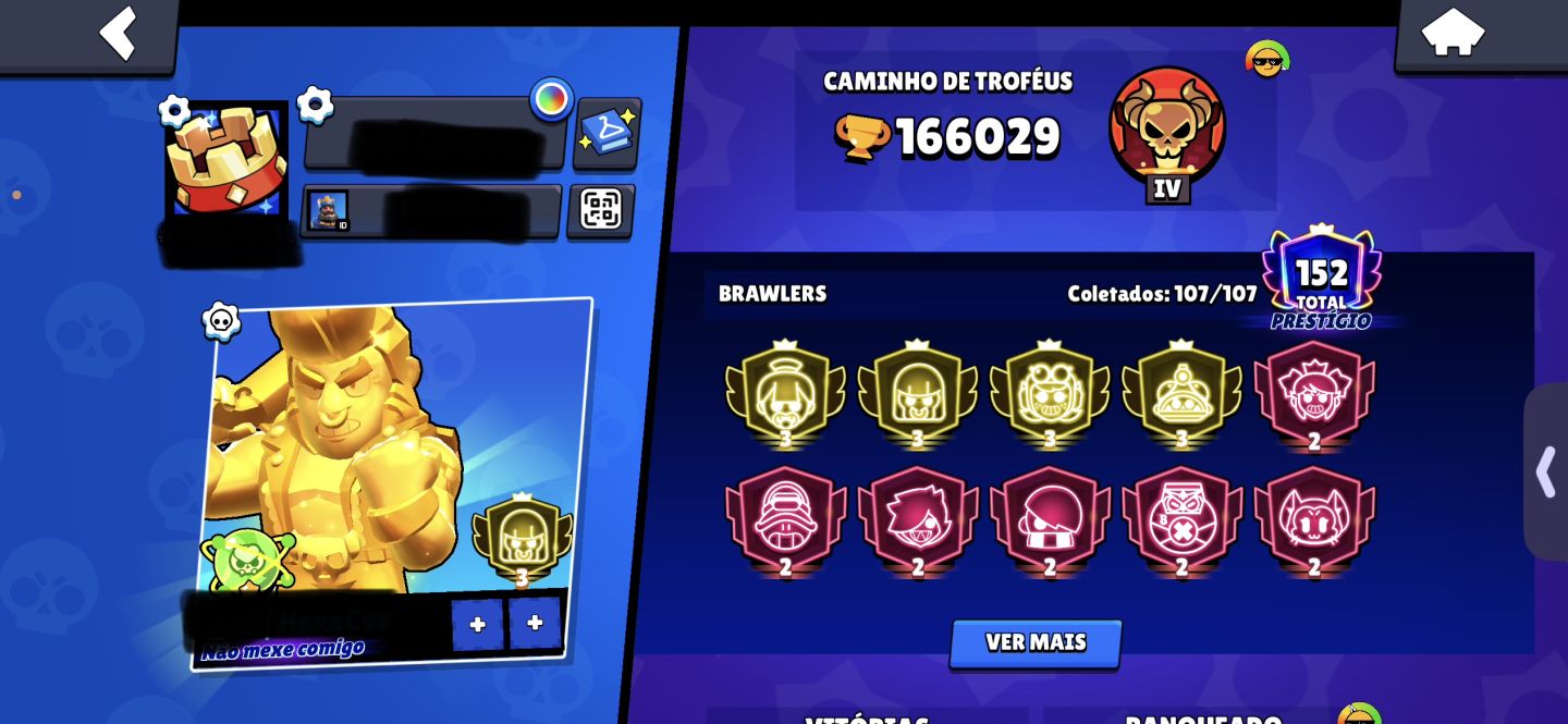 CONTA MAXIMIZADA COM 3 prestígio 3 e 30 maior clube BR com add top 3 global!!