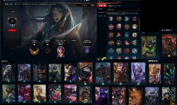 CONTA LV 203 COM IRELIA SENTINELA | 33 SKINS| 1 ULTIMATE | 74 CAMPEÕES.