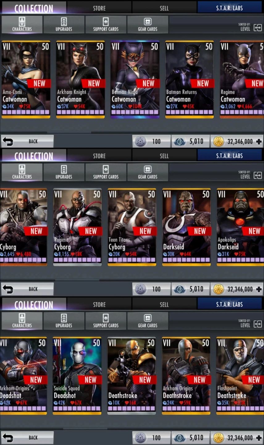 Conta Injustice [FULL MAX] IOS OU ANDROID.