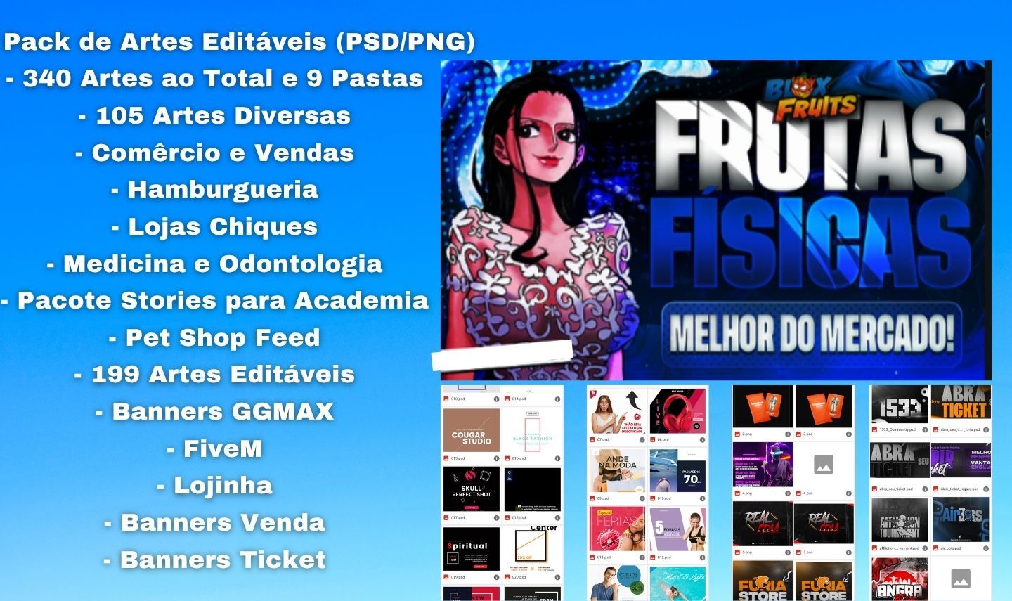 PACK DESIGNS (PSD & PNG) [ARTES EDITÁVEIS E PACK FREE FIRE]