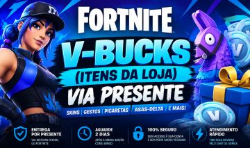 FORTNITE | V-BUCKS BARATOS VIA PRESENTE | LEIA A DESCRIÇÃO