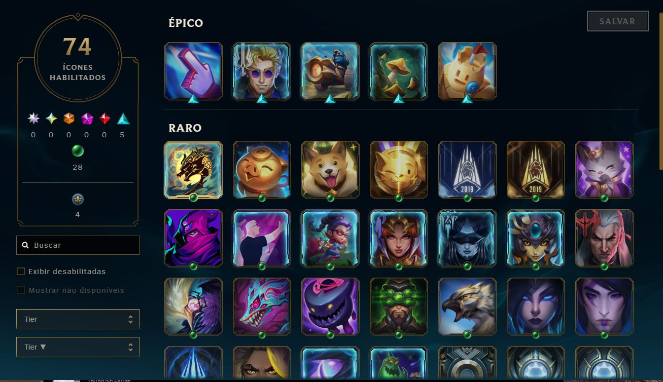 CONTA LOL Diamante 4 72% de WR | 20 Skins | Full Acesso