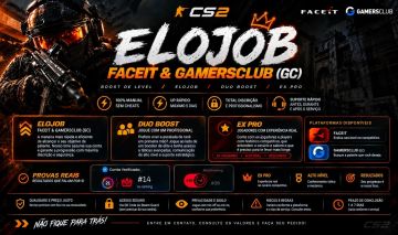 Elojob CS2 faceit e gamersclub