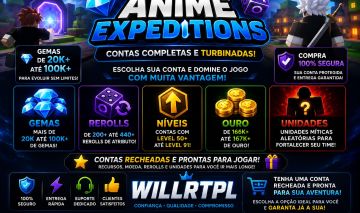 CONTAS ANIME EXPEDITIONS MUITAS GEMAS, CRISTAIS E UNIDADES!