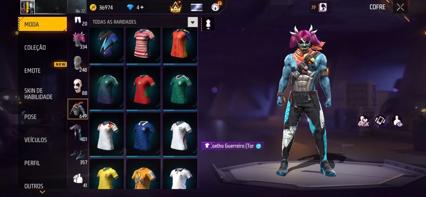 Conta free fire com duas angelicais masculinas