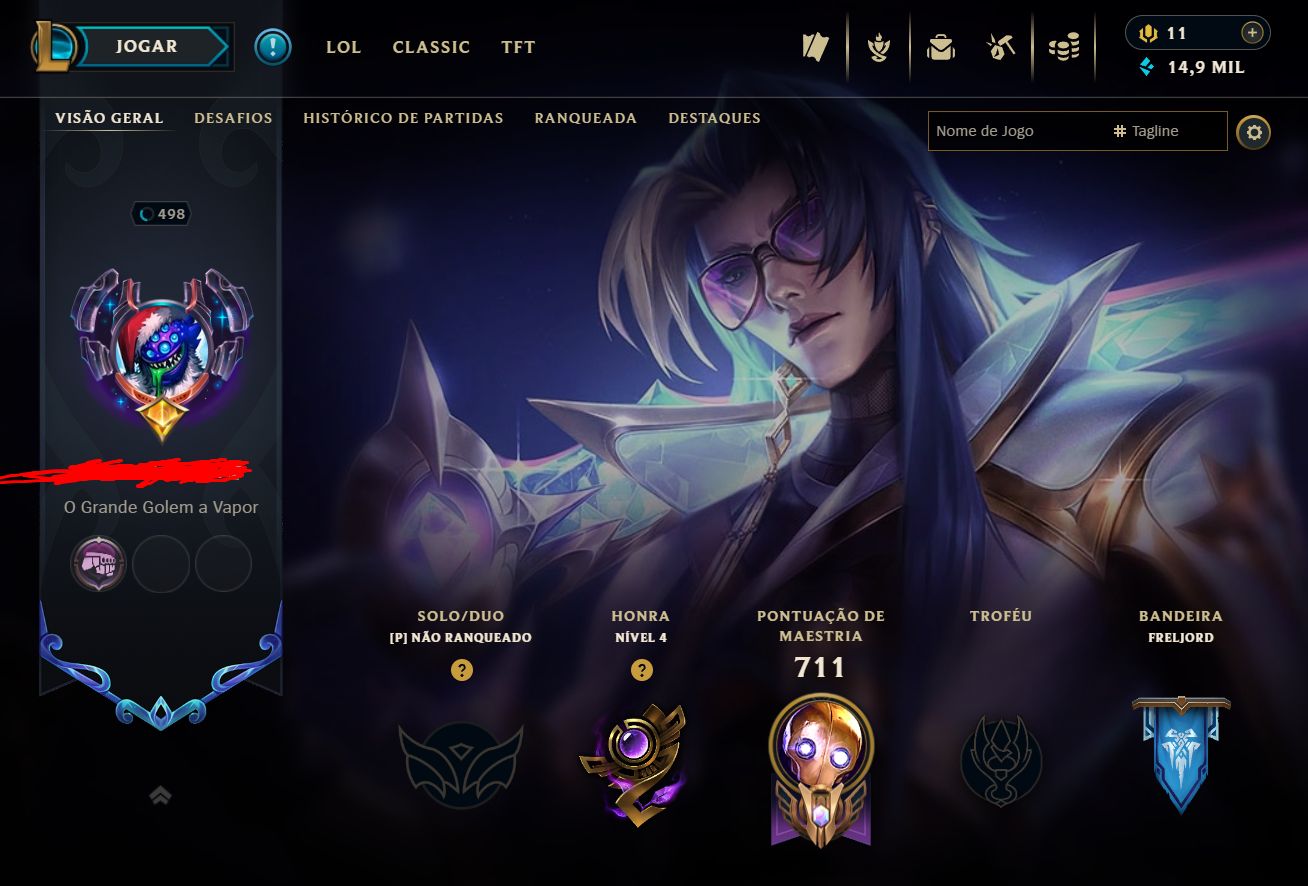 Lvl 498 | 385 Skins | Icones 2012 | Morgana Vitoriosa, Bordas de Skins e Mais..