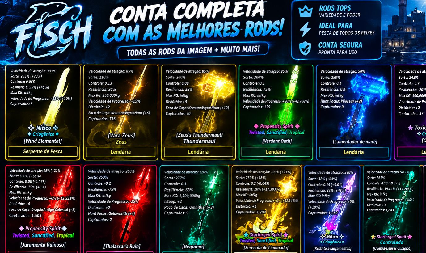 Conta End game Fisch para pegar masterline